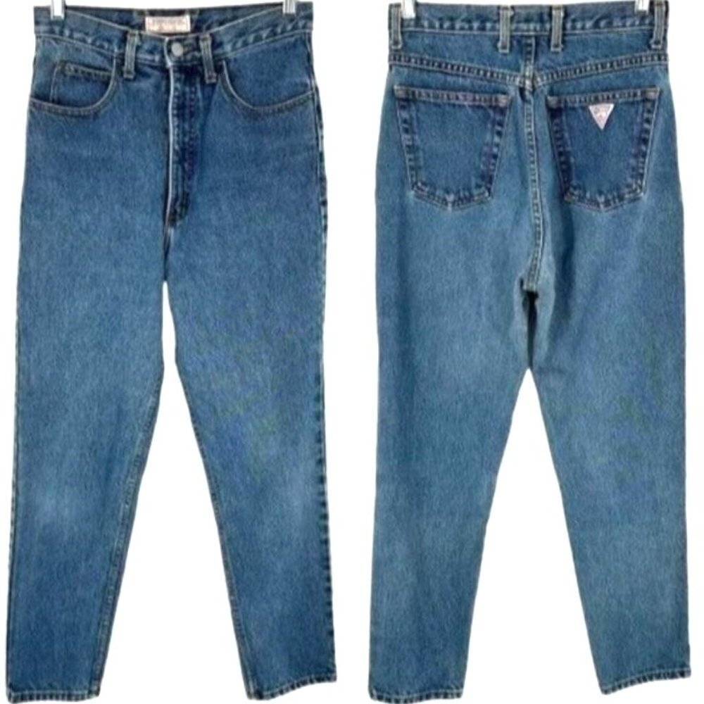 Vintage 80's Guess by Georges Marciano High Waist Mom Jeans USA Size 30/28